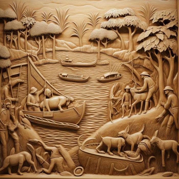 نموذج ثلاثي الأبعاد لآلة CNC 3D Art 